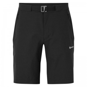 Black Montane Dynamic Lite Men's Shorts | IWE5096FE