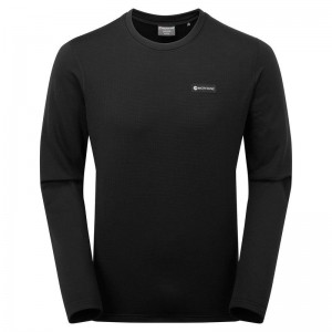 Black Montane Protium Men's Sweaters | BME221BG
