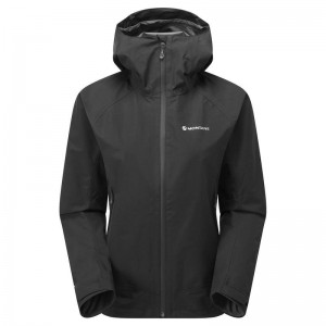Black Montane Spirit Women's Waterproof Jackets | MXY4994GS