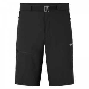 Black Montane Tenacity Men's Shorts | XGF9969XO