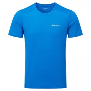 Blue Montane Dart Lite Men's T Shirts | FUZ6571WB