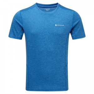 Blue Montane Dart Men's T Shirts | ZVU2965FL