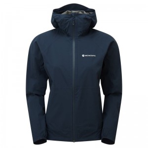 Dark Blue Montane Minimus Lite Women's Waterproof Jackets | CDK3753BL