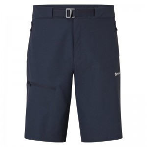 Dark Blue Montane Tenacity Men's Shorts | MNE8863LA