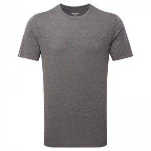 Dark Grey Montane Phase Men's T Shirts | HWN598TZ