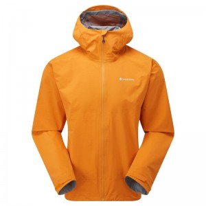 Orange Montane Phase Lite Men's Waterproof Jackets | TUD2329NC
