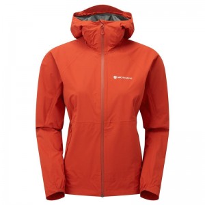 Orange Red Montane Minimus Lite Women's Waterproof Jackets | QPP4741RS