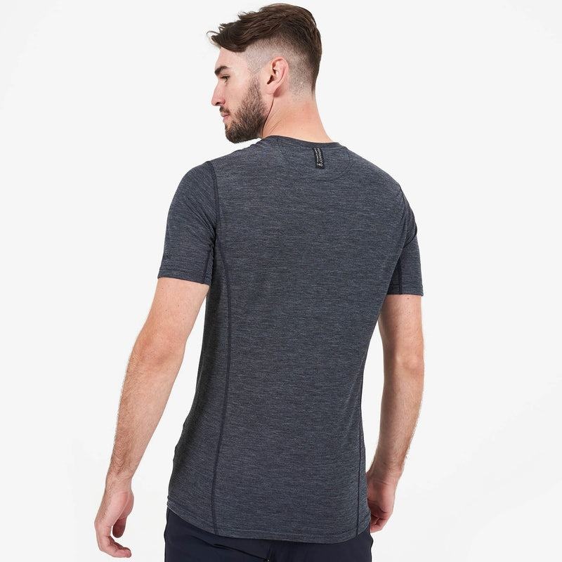 Black Montane Primino 140 Men's T Shirts | JMS8799KL