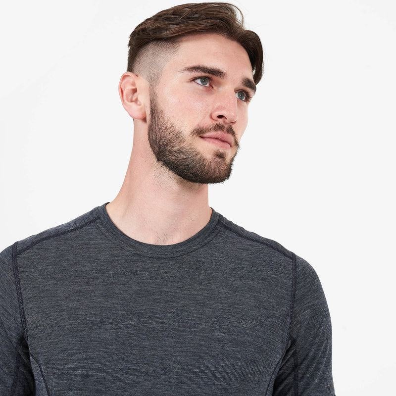 Black Montane Primino 140 Men's T Shirts | JMS8799KL