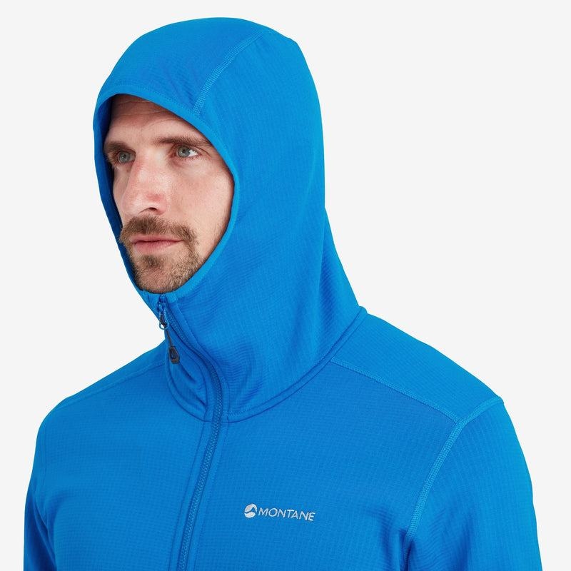 Blue Montane Protium Hooded Men's Fleece Jackets | UPH8941TI