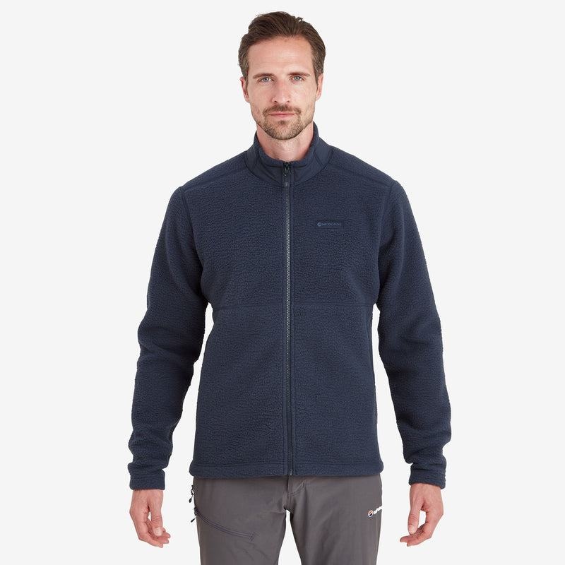 Dark Blue Montane Chonos Men's Fleece Jackets | AFQ9182HK