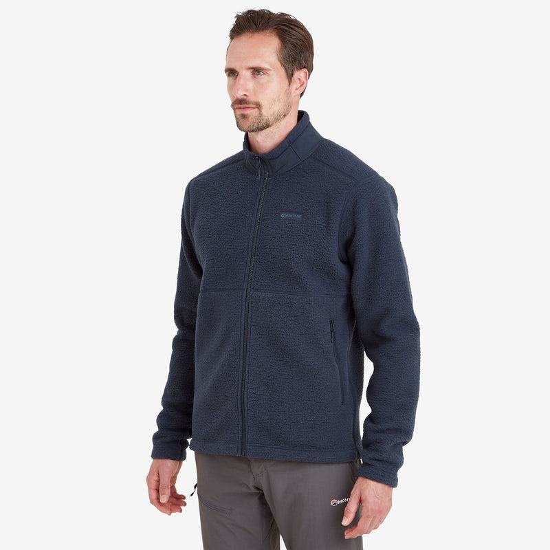 Dark Blue Montane Chonos Men's Fleece Jackets | AFQ9182HK