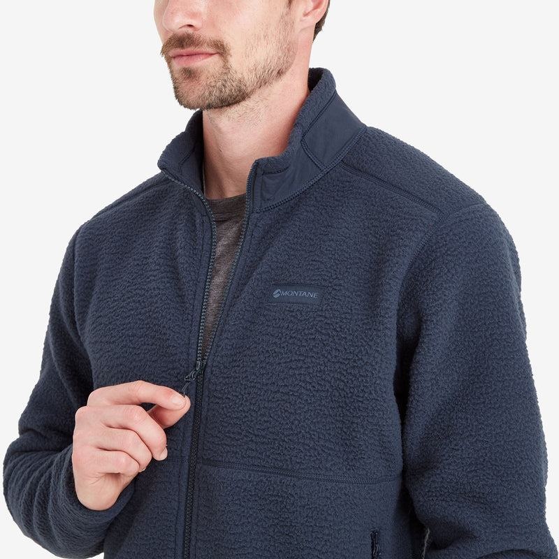 Dark Blue Montane Chonos Men's Fleece Jackets | AFQ9182HK