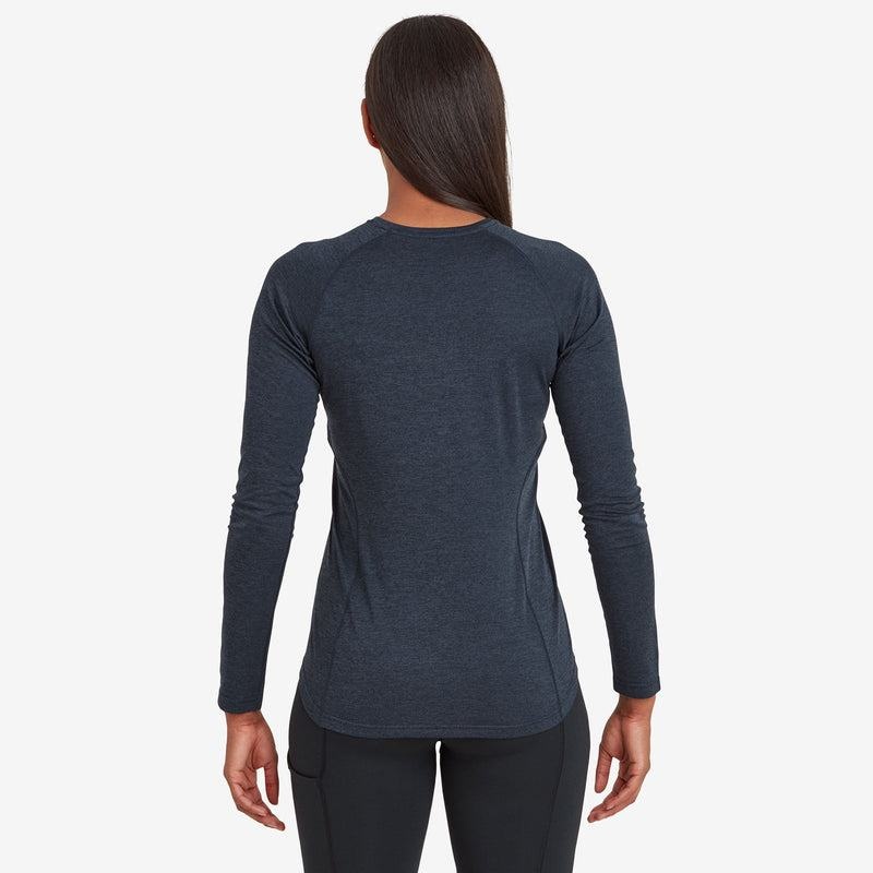 Dark Blue Montane Dart Long Sleeve Women's T Shirts | MVF269NU
