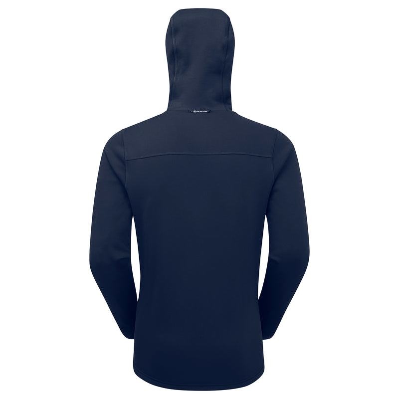 Dark Blue Montane Fury XT Hooded Men's Fleece Jackets | TTP6493IV