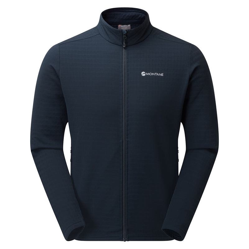 Dark Blue Montane Protium XT Men\'s Fleece Jackets | YRQ2977OY