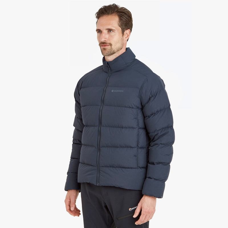 Dark Blue Montane Tundra Men's Down Jackets | PMZ3933GY