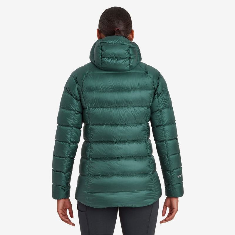 Dark Green Montane Anti-Freeze XT Hooded Women's Down Jackets | QGL7376NS