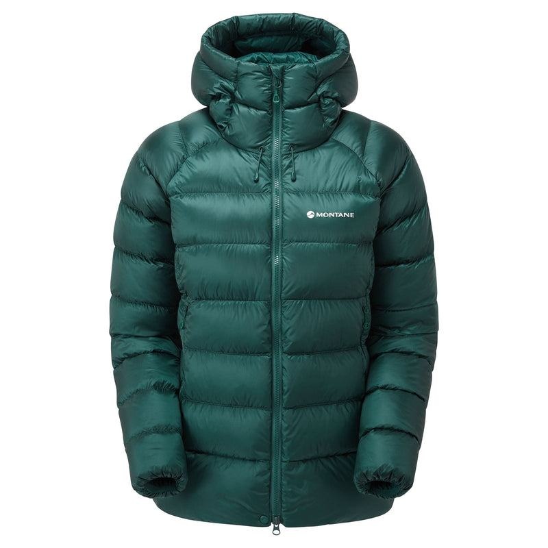 Dark Green Montane Anti-Freeze XT Hooded Women\'s Down Jackets | QGL7376NS