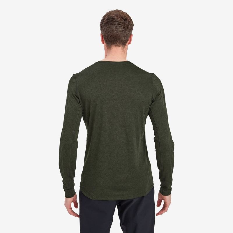 Dark Green Montane Dart Long Sleeve Men's T Shirts | NFX739SE