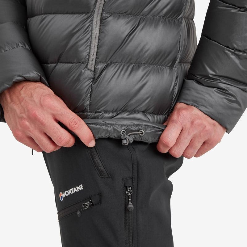 Dark Grey Montane Anti-Freeze XT Hooded Men's Down Jackets | DDD7946LL