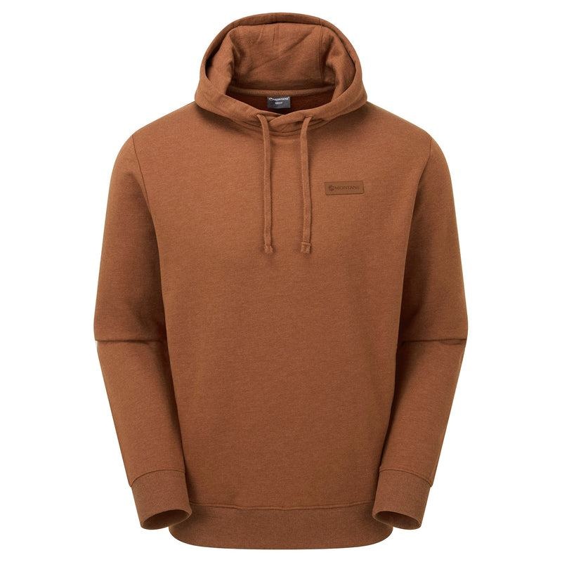 Dark Orange Montane Mono Logo Men\'s Hoodie | YLW38HF