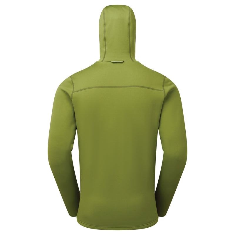 Green Montane Fury Hooded Men's Fleece Jackets | QRG4144MF