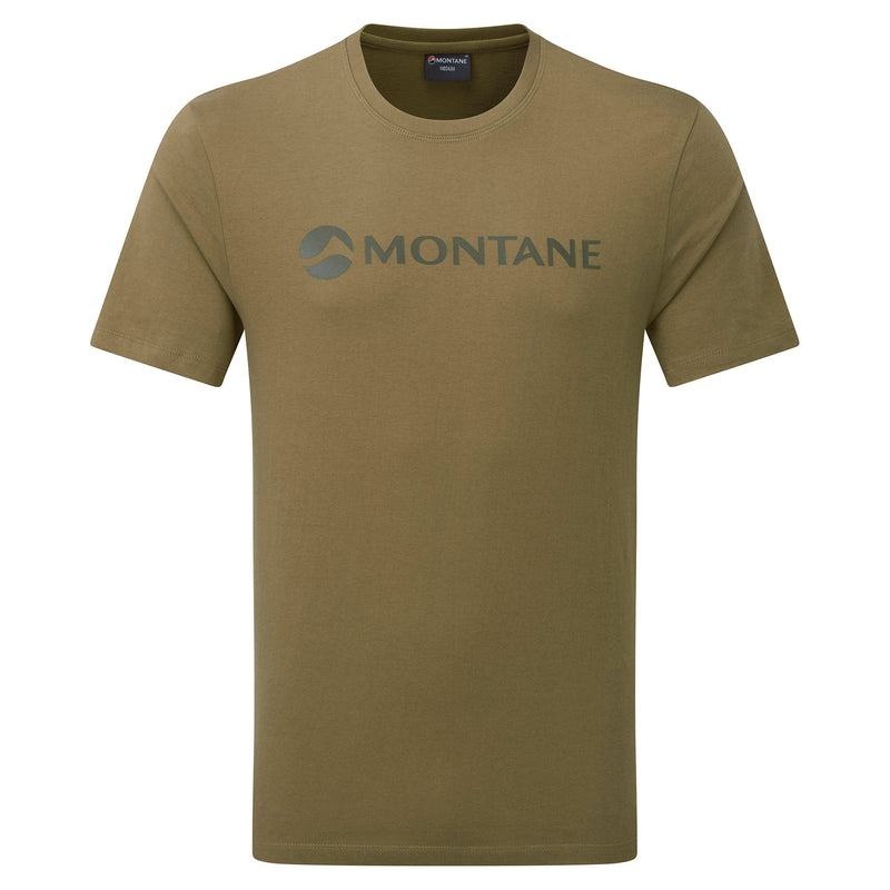 Green Montane Mono Logo Men\'s T Shirts | EOX2262LC