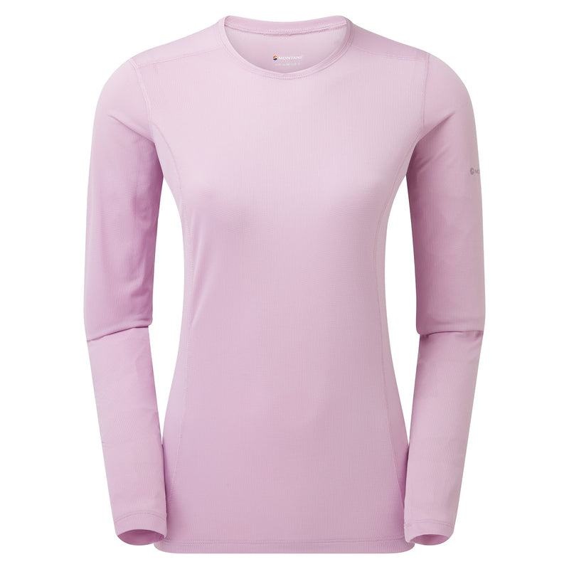 Grey Purple Montane Dart Lite Long Sleeve Women\'s T Shirts | OWX762BE
