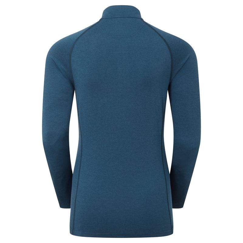 Navy Blue Montane Dart Thermo Zip Neck Women's T Shirts | QPE286ME