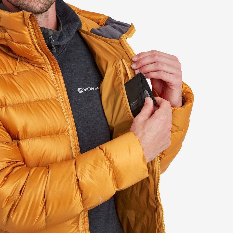 Orange Montane Anti-Freeze XT Hooded Men's Down Jackets | MKR3921SY