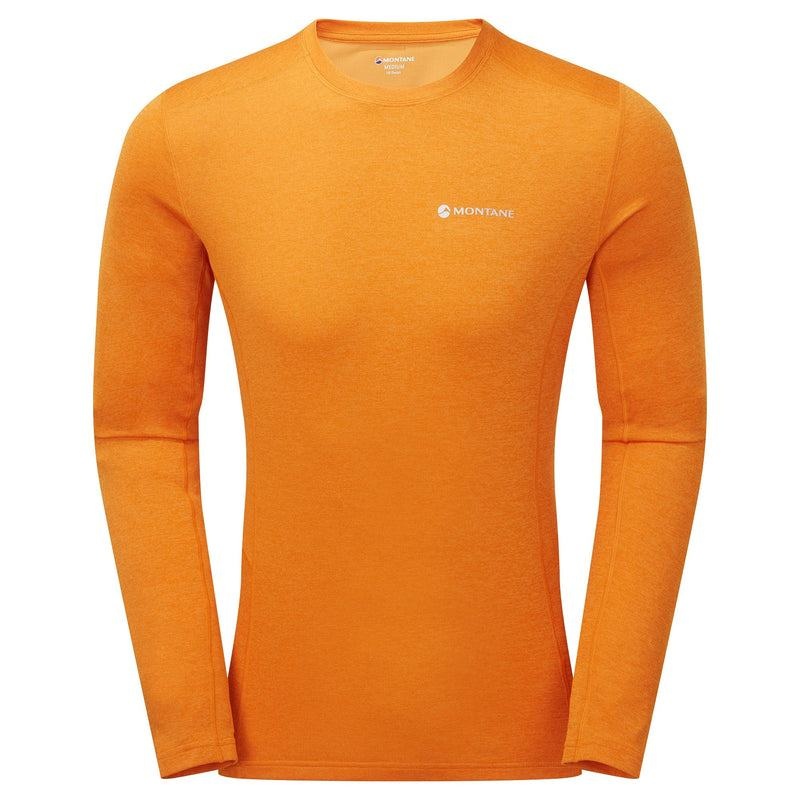 Orange Montane Dart Long Sleeve Men\'s T Shirts | NPA8974BF