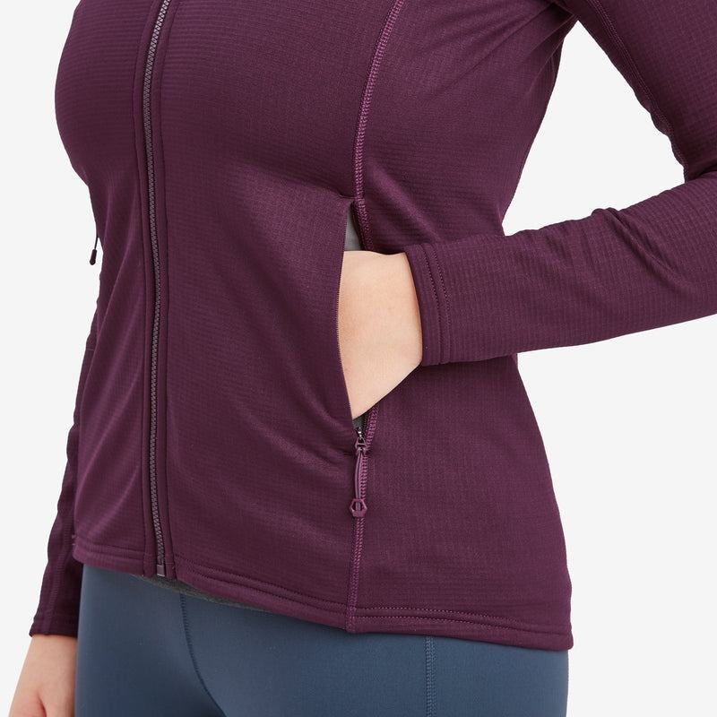 Purple Montane Protium Women's Fleece Jackets | KVE9314XY