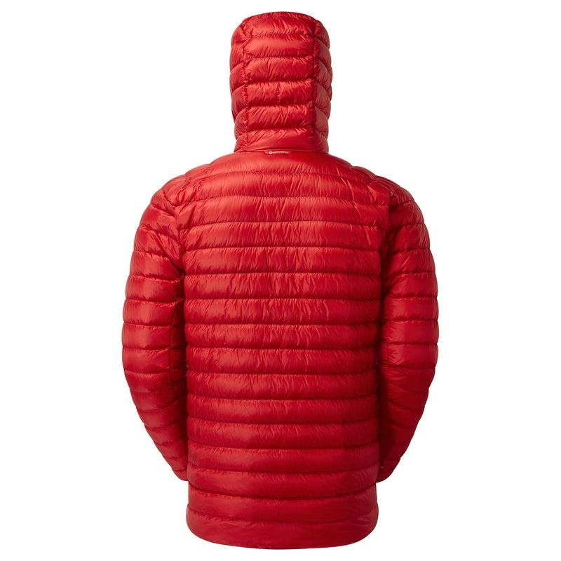 Red Montane Anti-Freeze Hooded Men's Down Jackets | MDL4355RJ