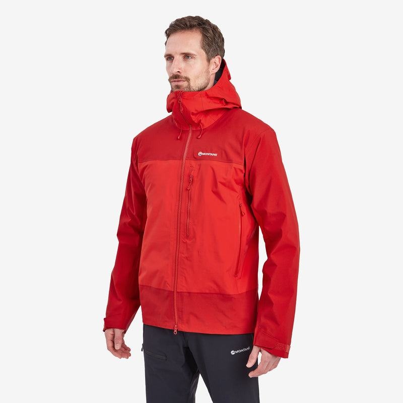 Red Montane Phase XPD Men's Waterproof Jackets | NKZ7357ZR