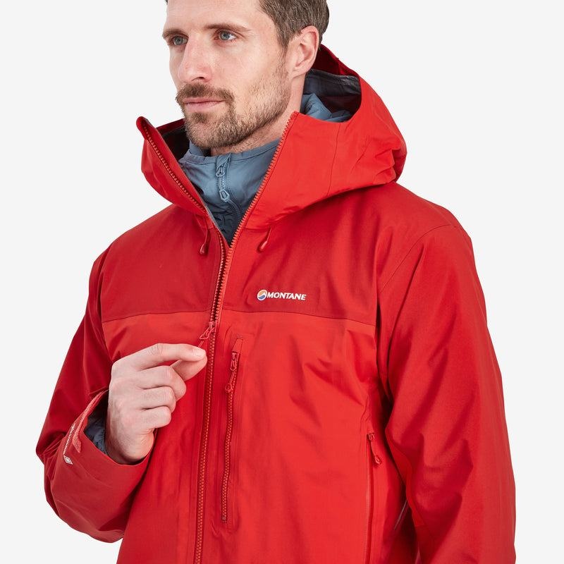 Red Montane Phase XPD Men's Waterproof Jackets | NKZ7357ZR
