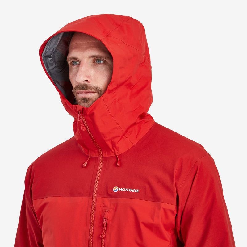 Red Montane Phase XPD Men's Waterproof Jackets | NKZ7357ZR