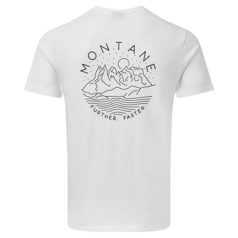 White Montane Starscape Men's T Shirts | BIG9178HL